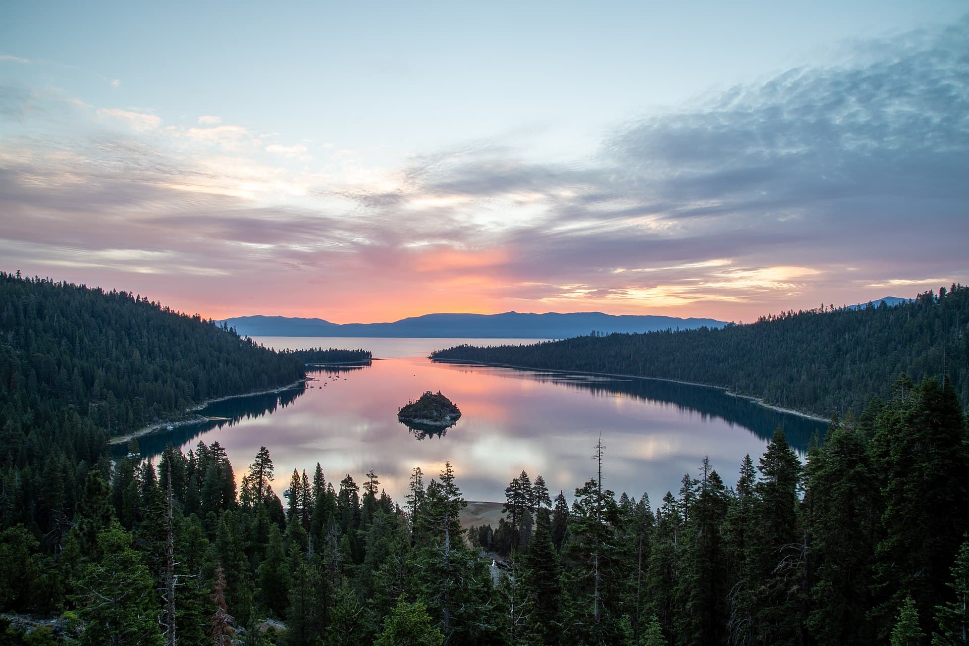 Emerald Bay, Lake Tahoe at sunset